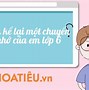 Kể Lại Chuyến Đi Biển Đáng Nhớ Của Em