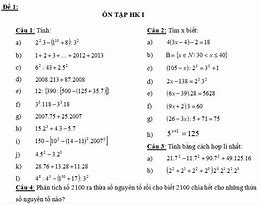 Ôn Tập Toán 6 Lên 7 Theo Chuyên Đề